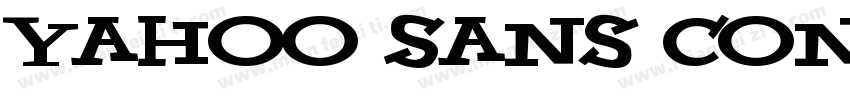 Yahoo Sans Cond Regular字体转换